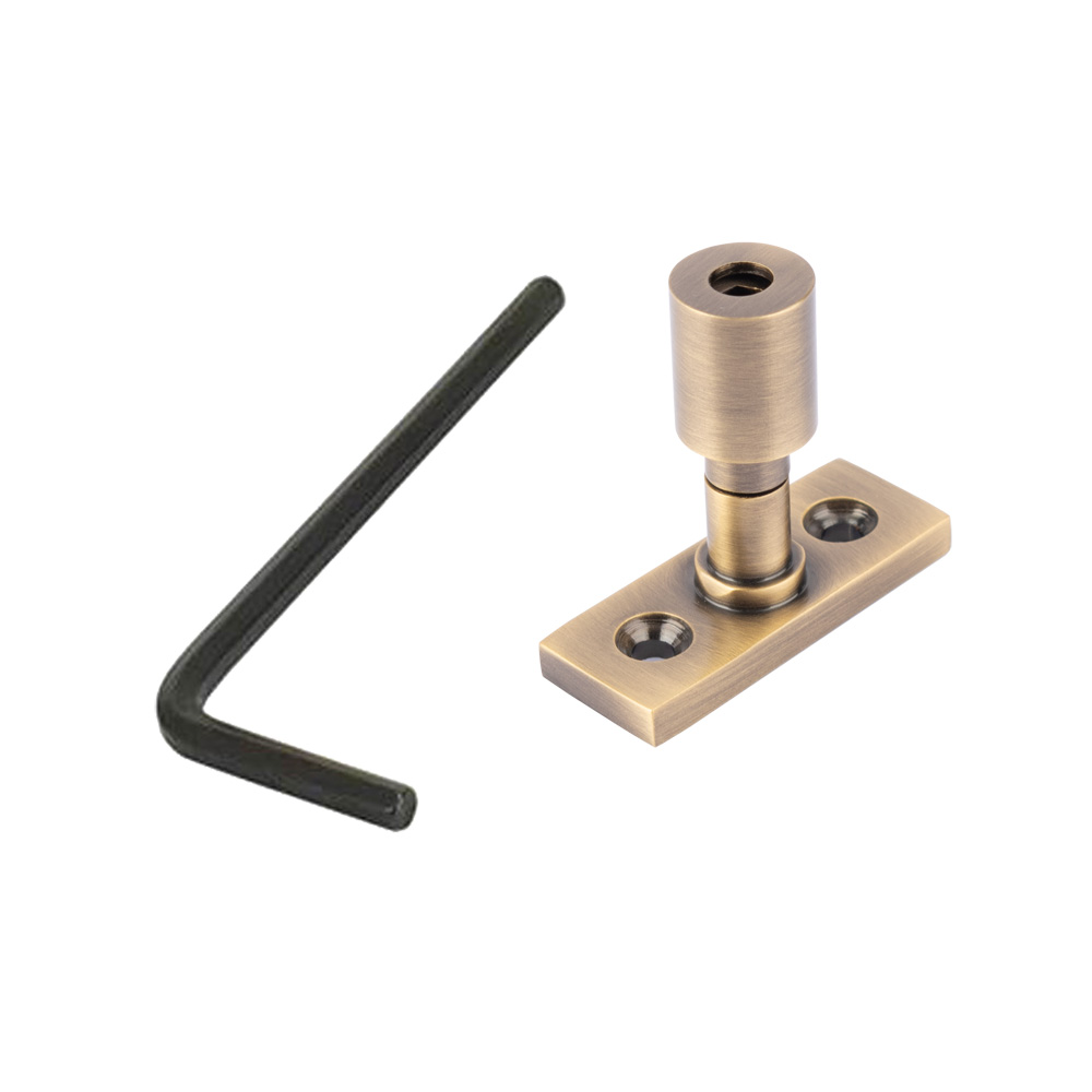 Heritage Brass Casement Window Stay Locking Pin - Antique Brass