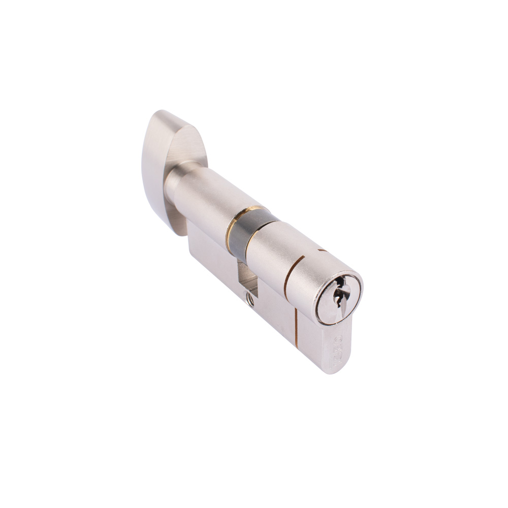 ISEO F6 Extra S Security 1 Star Euro Thumbturn - 35/35 - Satin Nickel