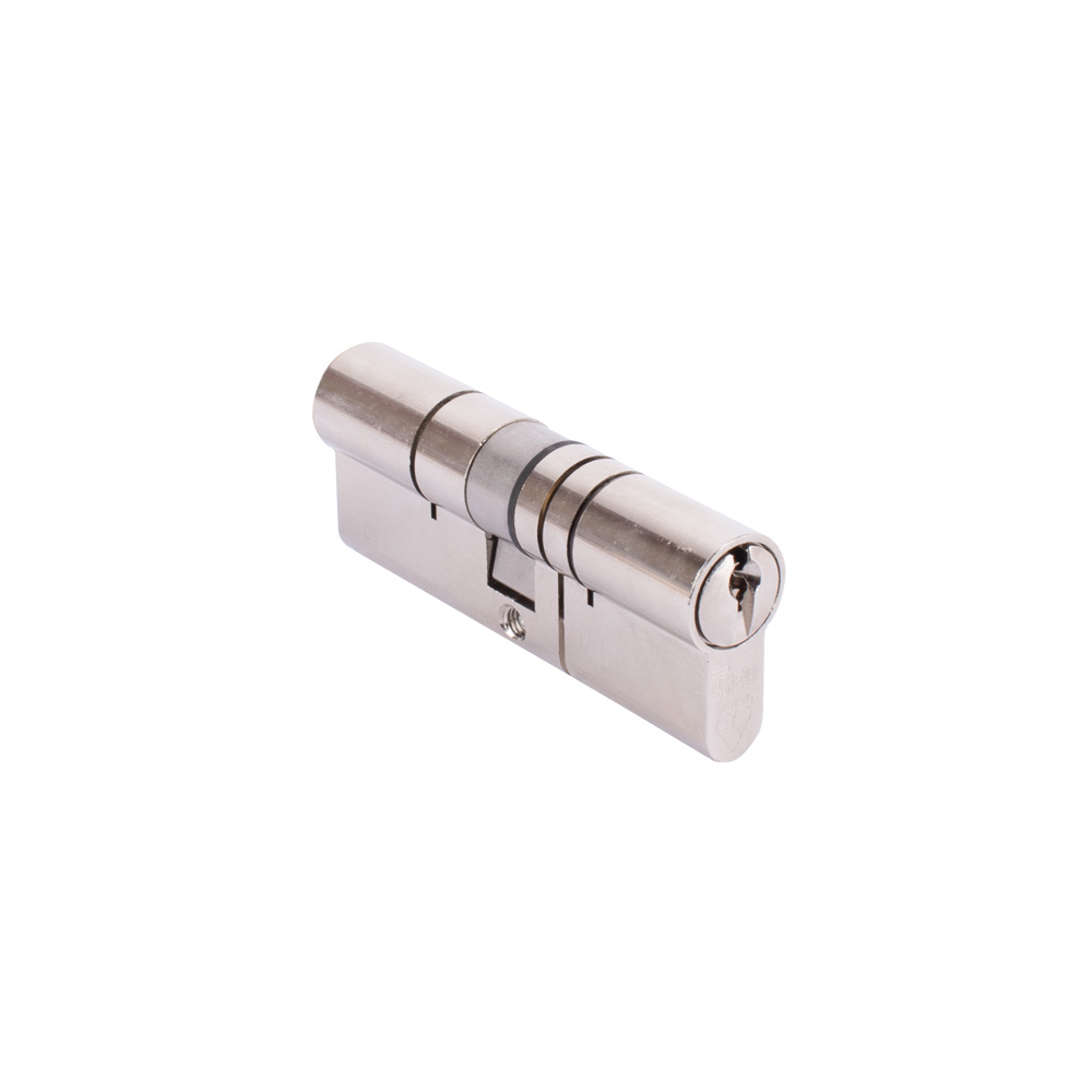 ISEO F6 Extra S3 High Security 3 Star Euro Door Cylinder 35-45 - Polished Nickel