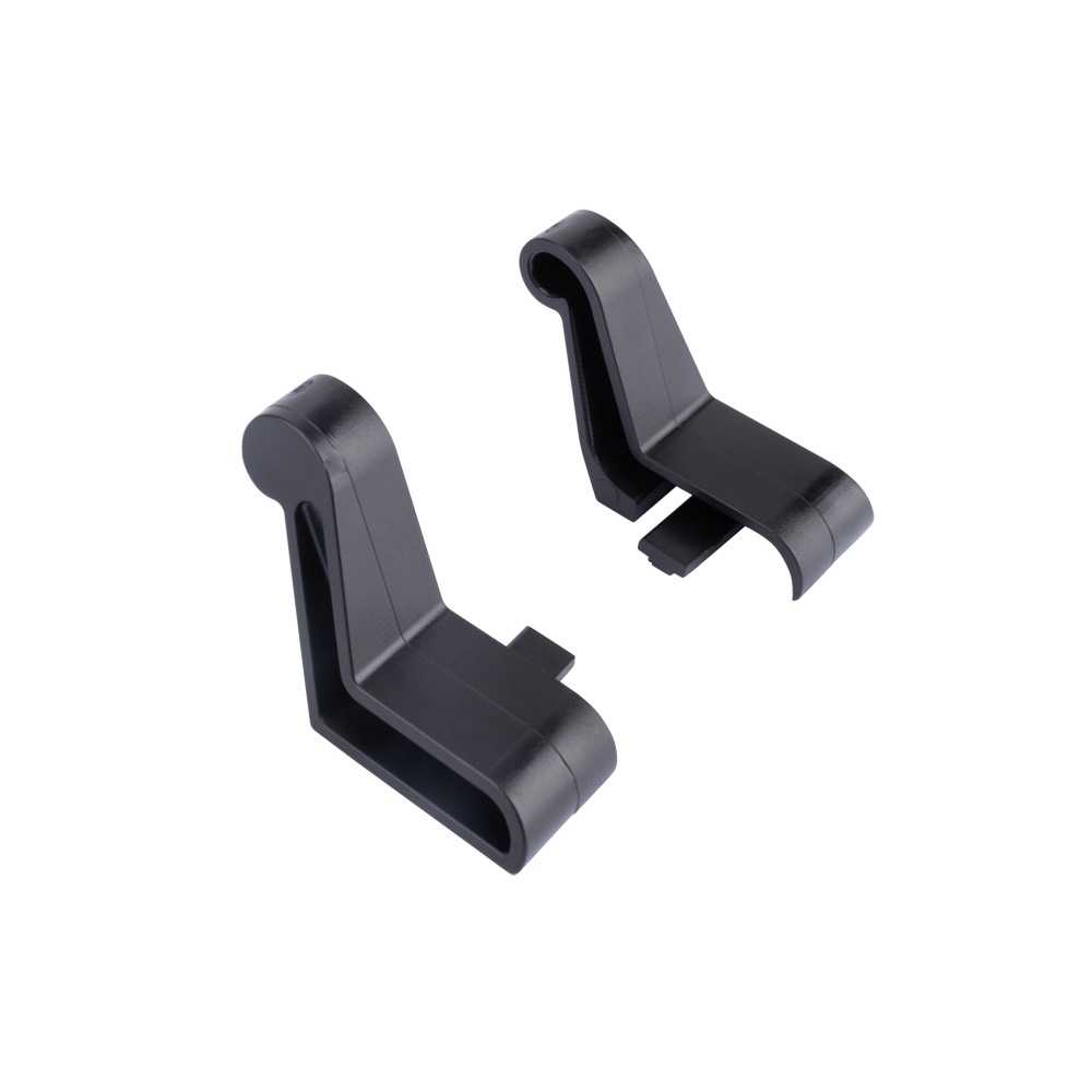 Exitex Door Rain Deflector 20 End Caps - Black (Sold in Pairs)