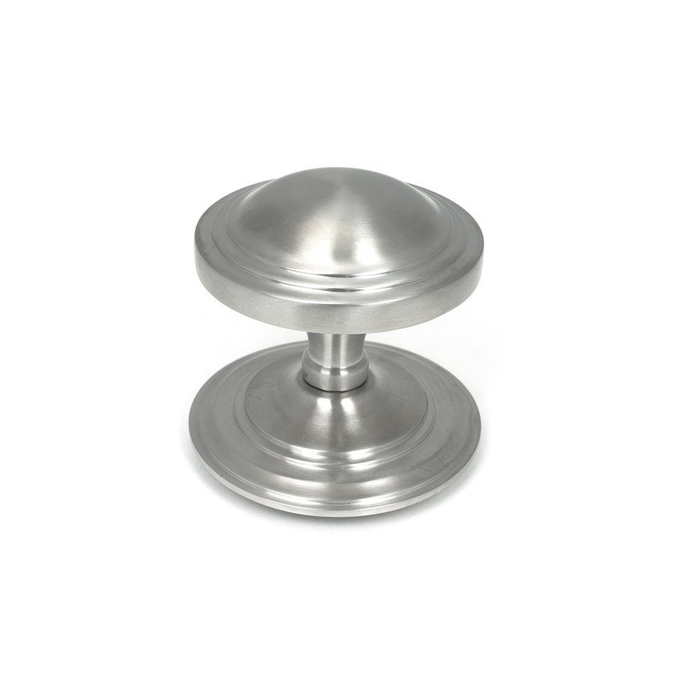 From the Anvil Marine 316 Stainless Steel Art Deco Centre Door Knob - Satin