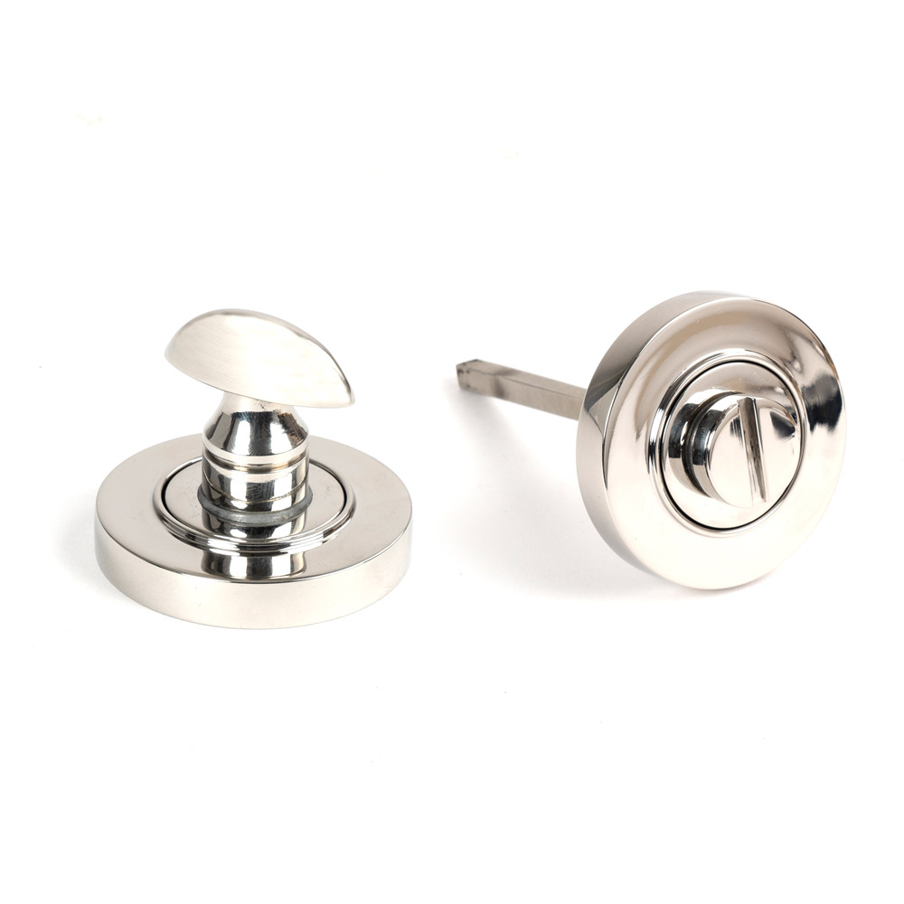 From the Anvil Marine 316 Stainless Steel Round Thumbturn Set (Plain) - Polished