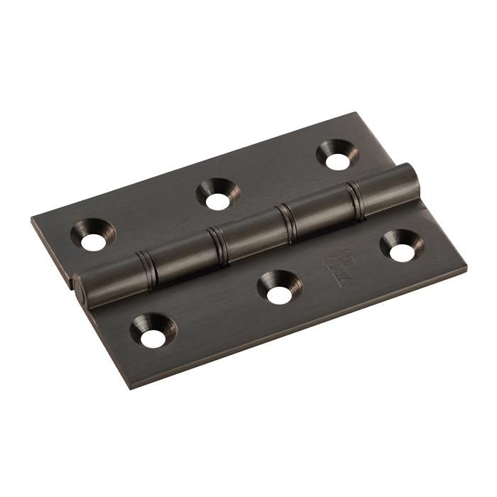 Double Phosphor Bronze Washered Butt Hinge 3 Inch (76mm x 50mm x 2.5mm) - Matt Bronze (Sold in Pairs)