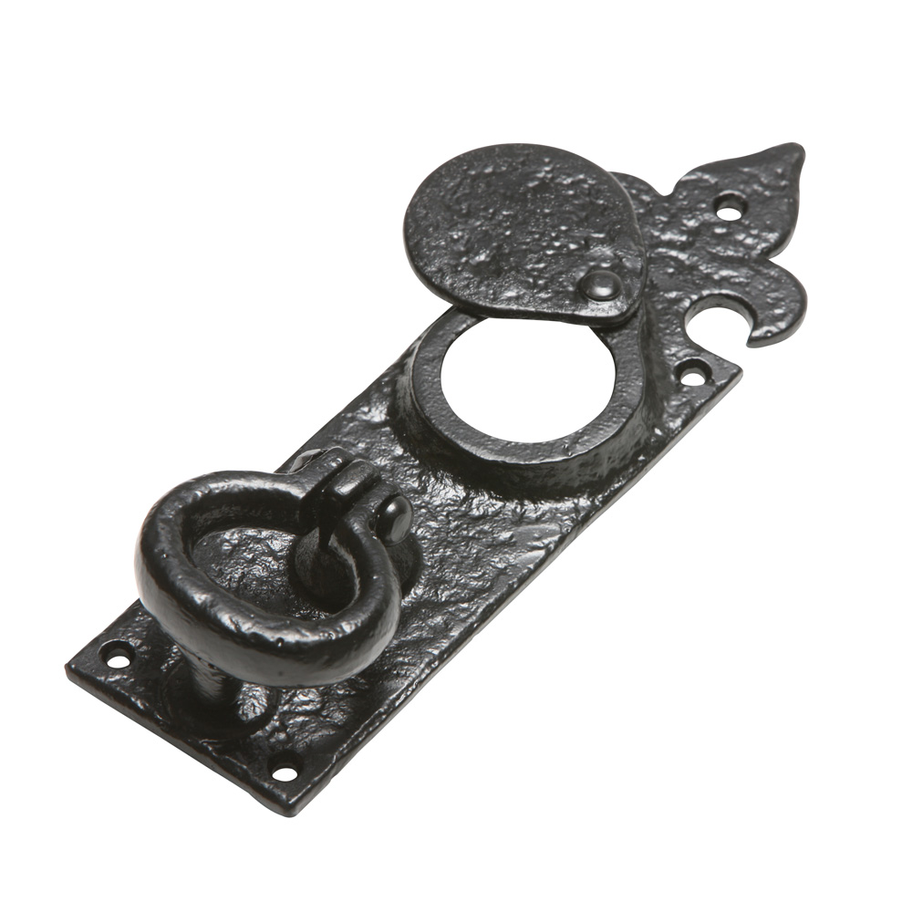 Kirkpatrick 853 Cylinder Latch Knocker - Antique Black