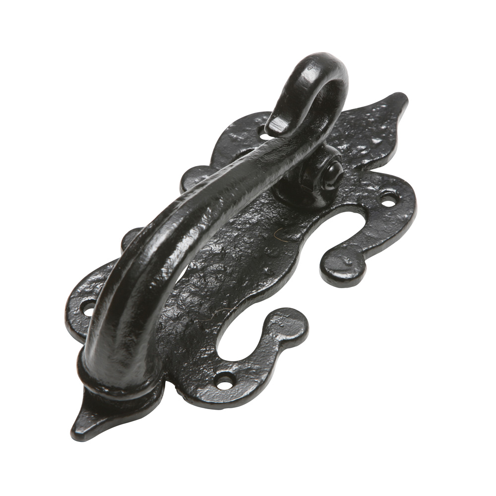 Kirkpatrick 944 Fleur De Lys Door Knocker - Antique Black