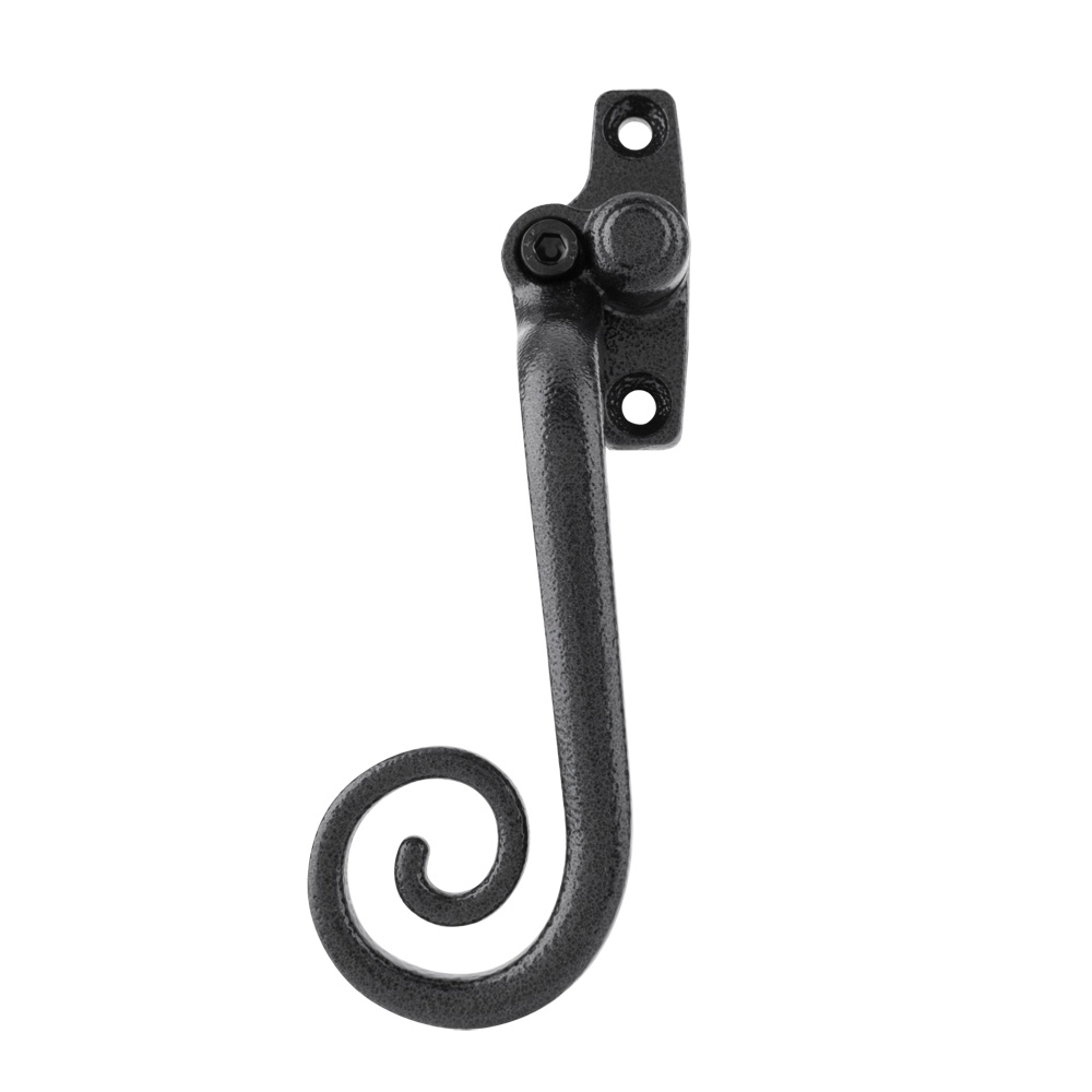 Timber Series Monkey Tail Espag Window Handle (Left Hand) - Antique Black