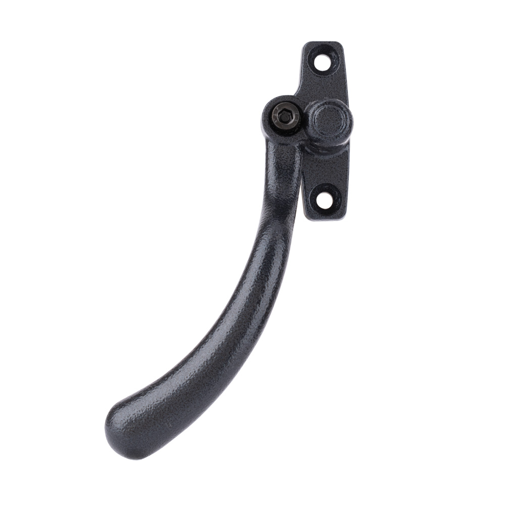 Timber Series Tear Drop Espag Window Handle (Left Hand) - Antique Black